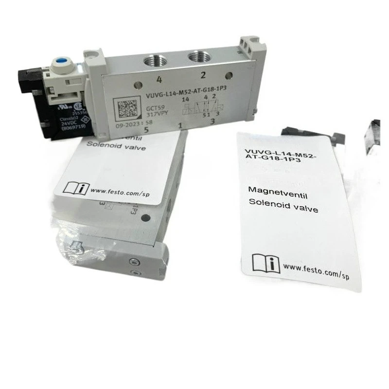566496 VUVG-L14-M52/T32C-AT/MT-G18-1P3 solenoid valve for Festo FESTO