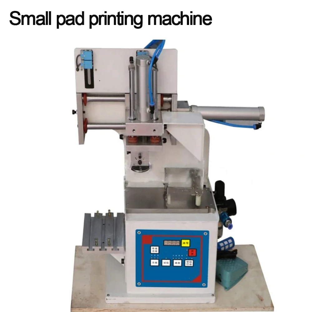 Small Ink Oil Cup Pad Printing Machine Automatic Pneumatic Pad Printer Desktop Insole Pad Printer Logo Printing Machine