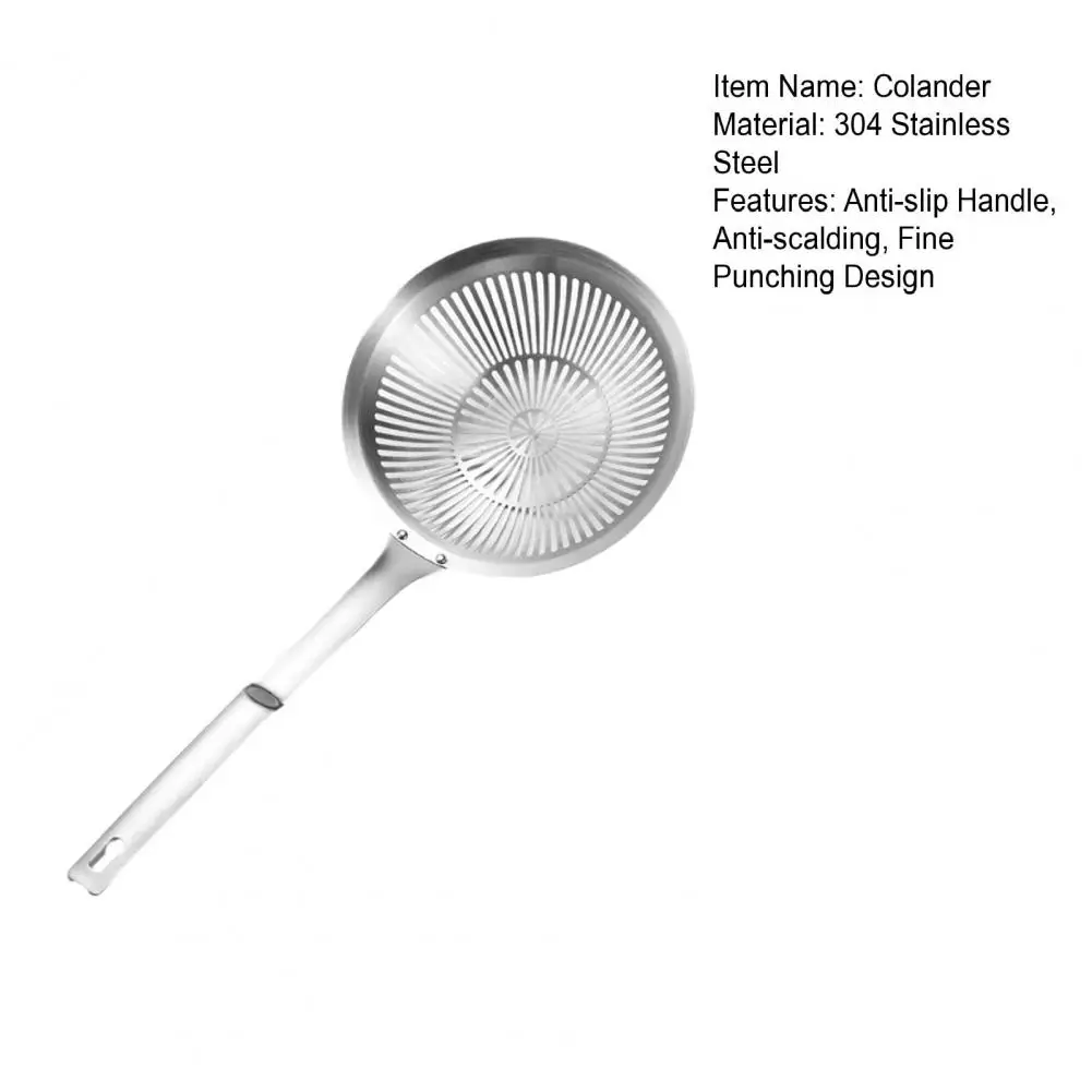 Stainless Steel Deep Skimmer Slotted Spoon For Dumplings Noodles Frying Rust-Proof Essential Kitchen Tool For Hot Pot Pasta view 5