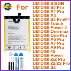 Batería Original para UMI Umidigi A1 PRO S2 Lite A3 S3 S5 Pro Touch Power 3 One max Pro A5 Pro A7 pro A9 Pro F2 Z Z2 Pro BISON