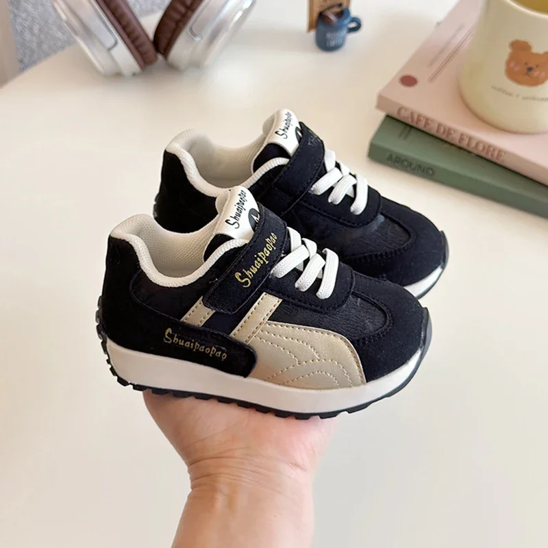 Boys Girls Breathable Outdoor Board Shoes 2025 Toddler Baby Kids Fashion Design Walking Shoes Sneakers Non-slip Casual Sneakers