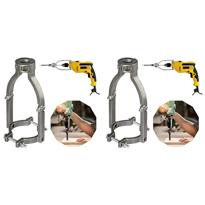AT05-2X Square Hole Drill Bit Adapter For Installation And Disassembly -Mortising Attachment For Drill Press