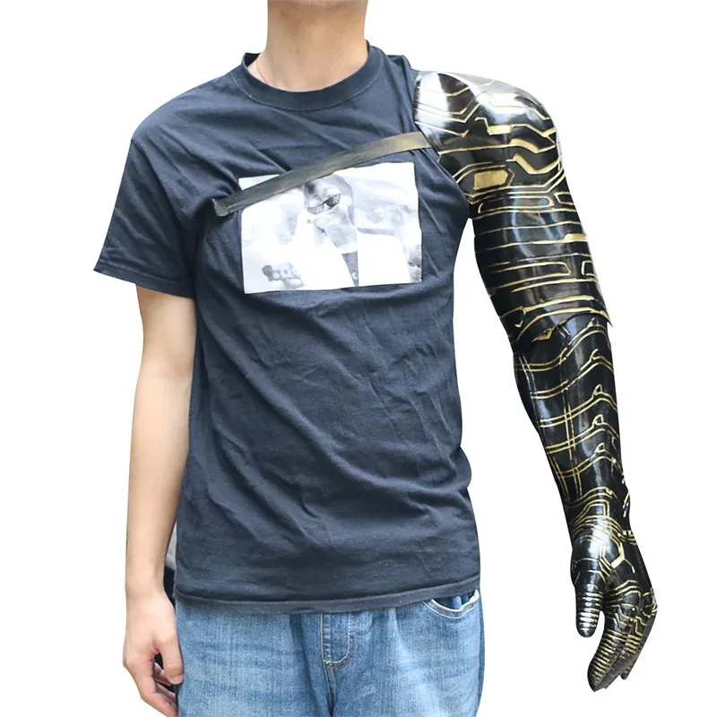 アクセサリー ウィンターソルジャー アーム バッキー・バーンズ コスプレ グローブ スーパーヒーロー ハロウィンパーティー