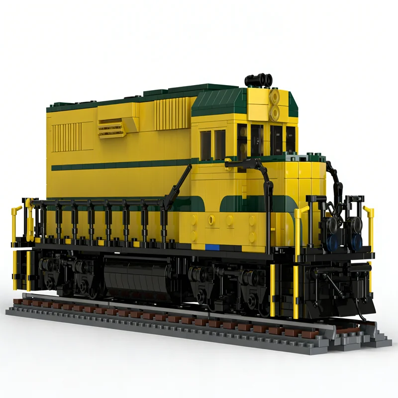 New 1579Pcs City Technical Train Tracks Railway Moc Conway Scenic 252 Model Building Blocks Diy Creative Ideas Toy Birthday Gift