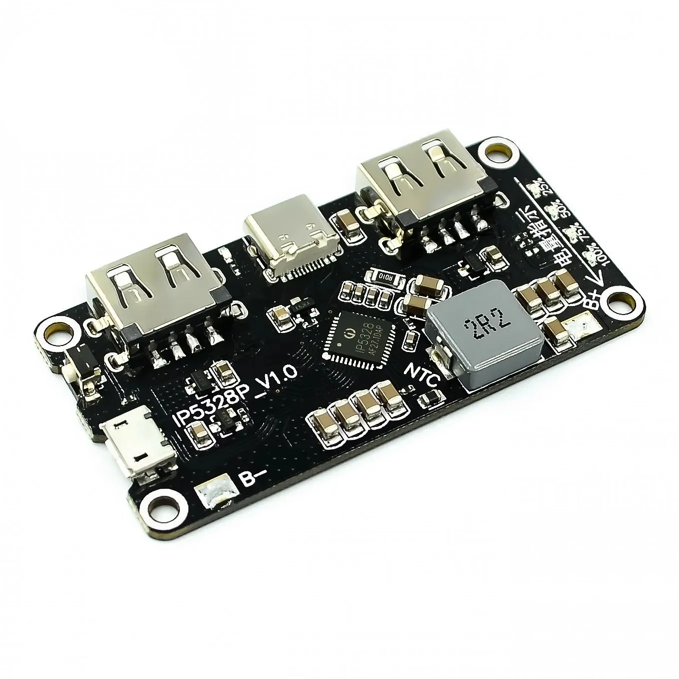 IP5328P Power Bank Bidirectional Fast Charging Module Mobile Power Motherboard 3.7V to 5V9V12V Boost