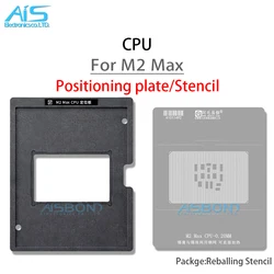 Amaoe MAC BGA Reballing Stencil For MacBook M2 Max M2Max T=0.20MM Chip Positioning Plate Plant tin net Steel mesh