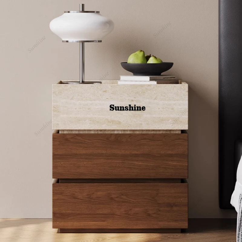 Dressers Coffee Bedside Table Console Trendy Organizer Simple Nightstand Computer Comfortable Muebles Space Saving Furniture