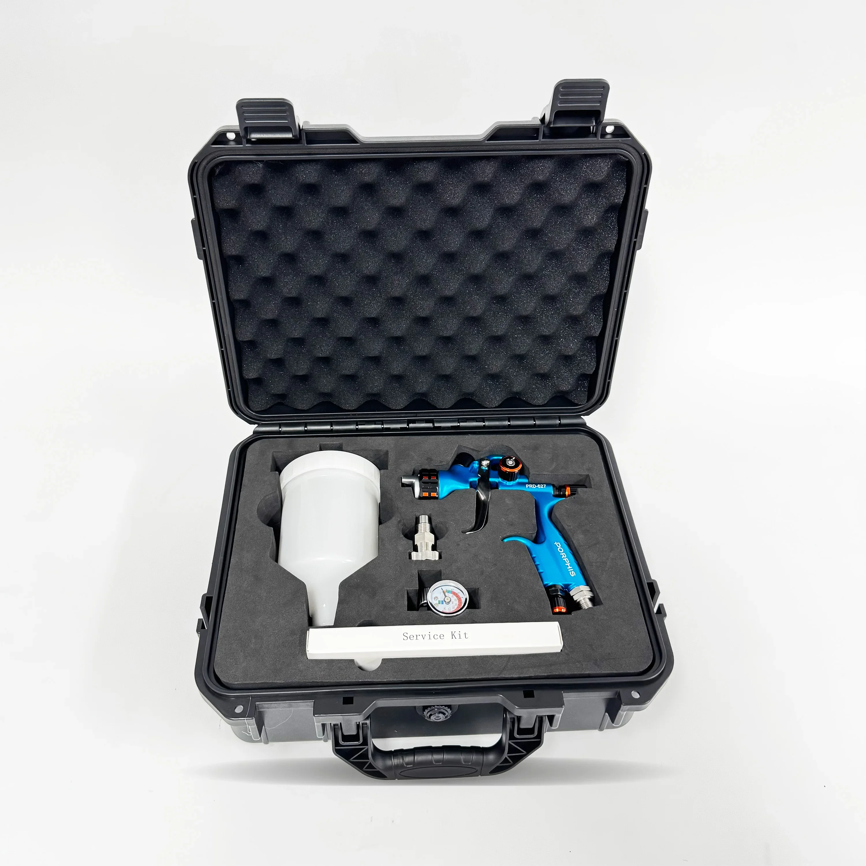 

Original PORPHIS PRD-62 Spray Gun Kit with Premium Case 1.3mm Nozzles for Auto Body, Furniture Metal Coating