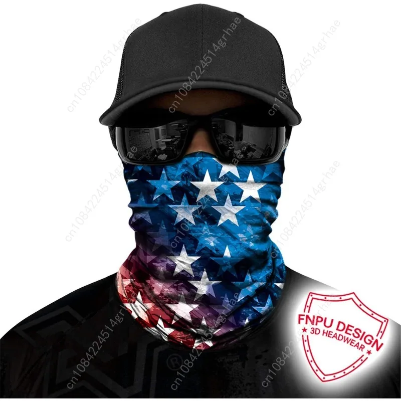 Neck Gaiter Shield Scarf Bandana Face Mask Seamless UV Protection for Motorcycle Cycling Riding Running Headbands