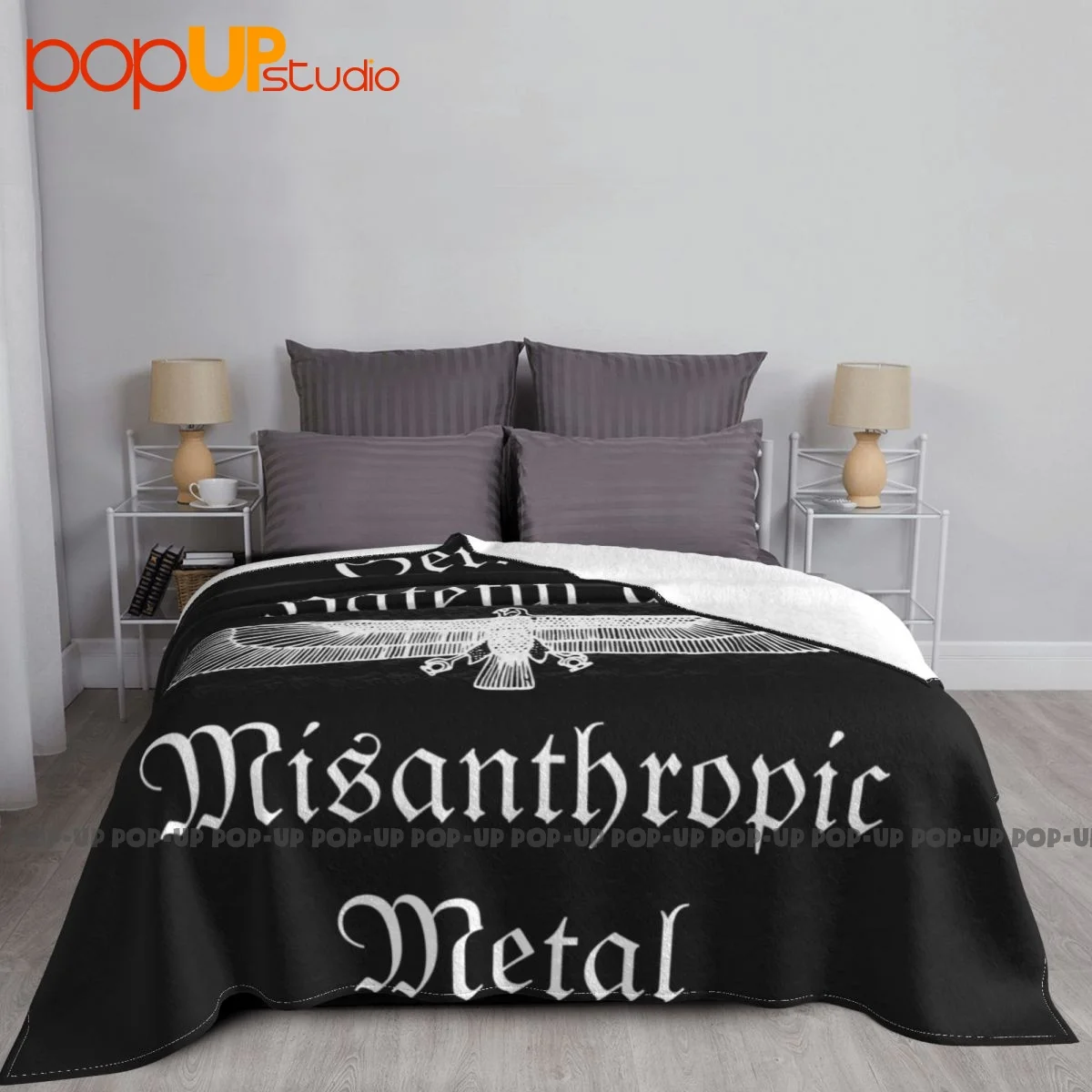 Nargaroth Black Metal Band Herbstleyd P-535 Blanket Casual Fashion Breathable Couch Blanket Family Expenses