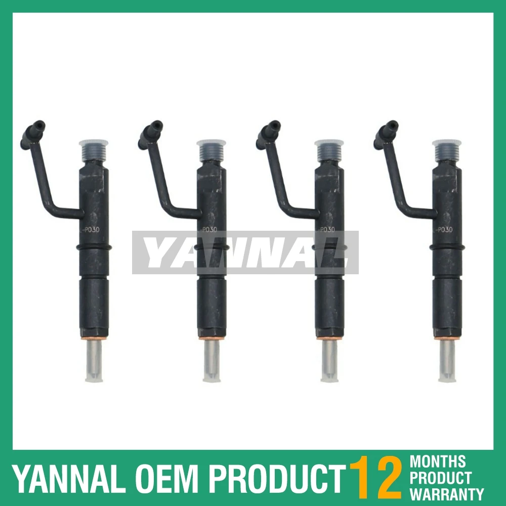 high quality New 4 pcs 4JB1 Injector Assy' 6646906 For Mustang Bobcat 843 853 1213 960 2060