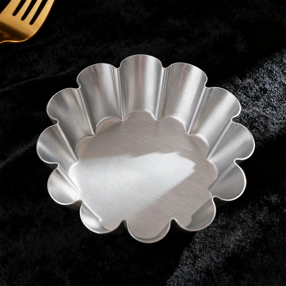 Langlebige Kuchenform aus Aluminiumlegierung, antihaftbeschichtet, wiederverwendbar, Backform, Muffin, Crème, Brûlée, Dessertform für die Ofenküche