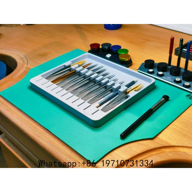 watch repair tools, high-quality forceps groove, forceps seat, imported resin plastic shelf