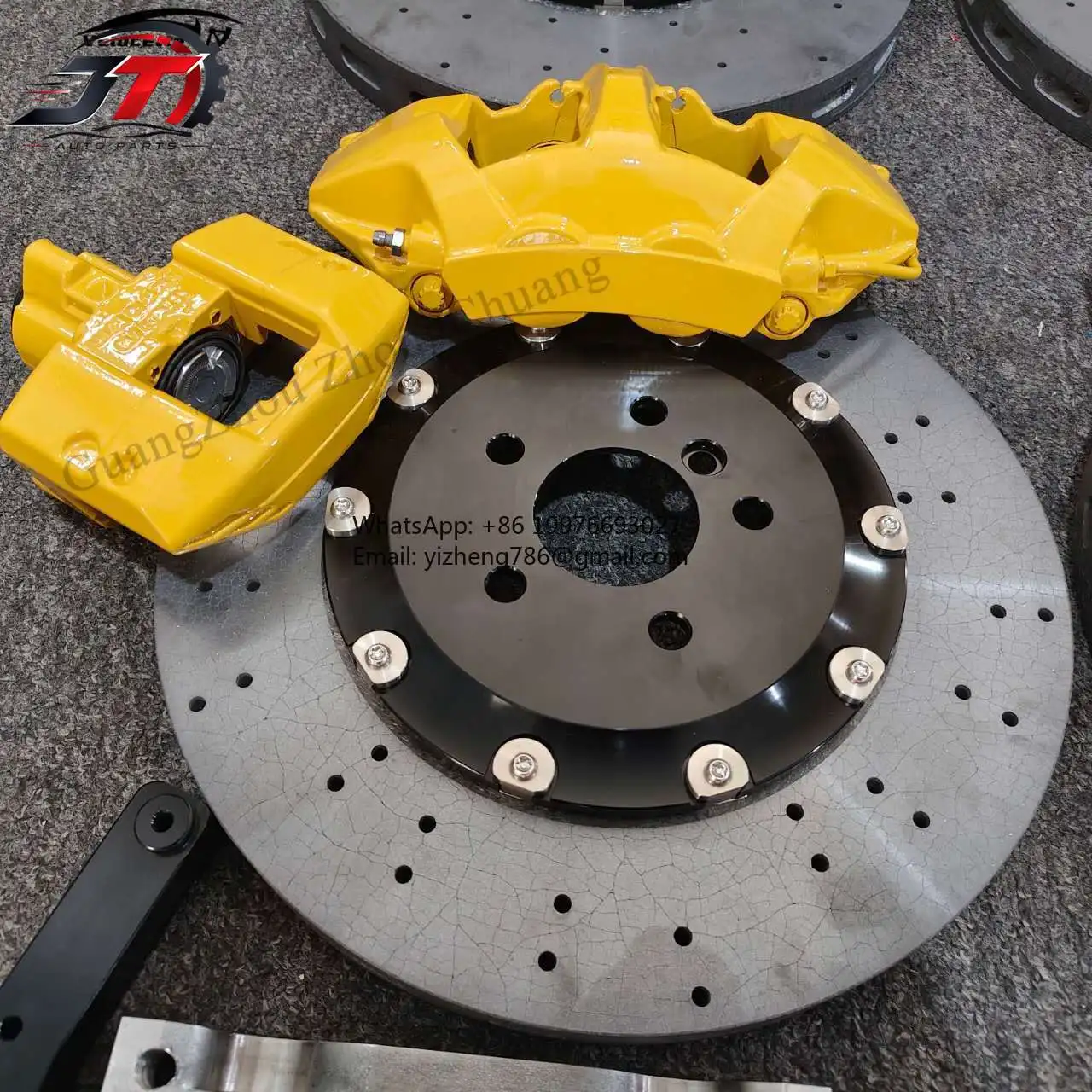 New style Wholesale 10 Pot Brake Caliper with 420*40MM Carbon Ceramic Rotor for Porsche 992 for Audi S7 for BMW X7