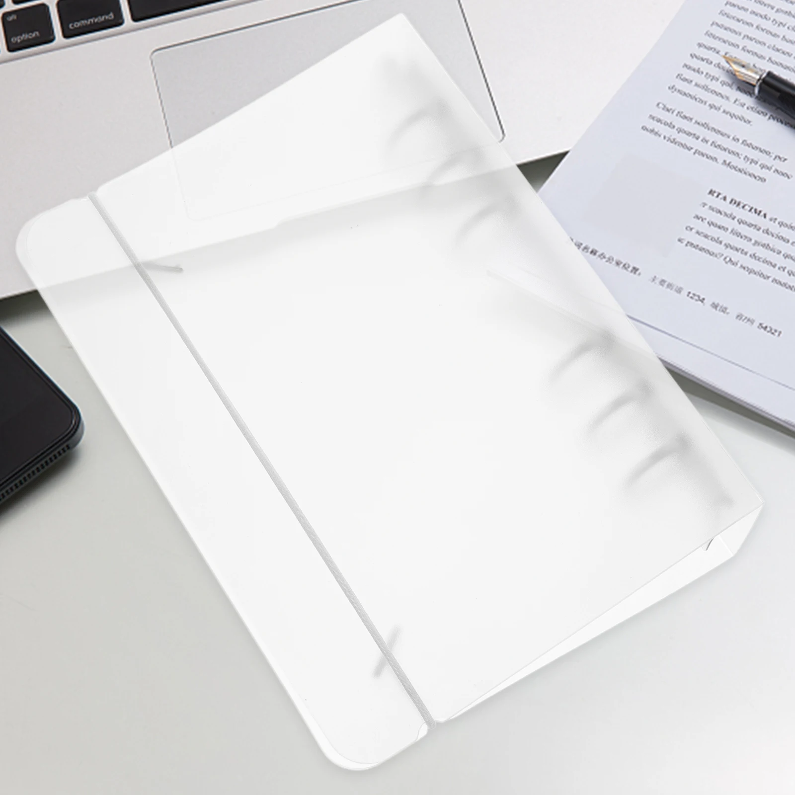 

A6 Plastic File Folders Transparent Document Binder Loose Leaf Protector Office School Supplies Storage Organizer SheetProtector