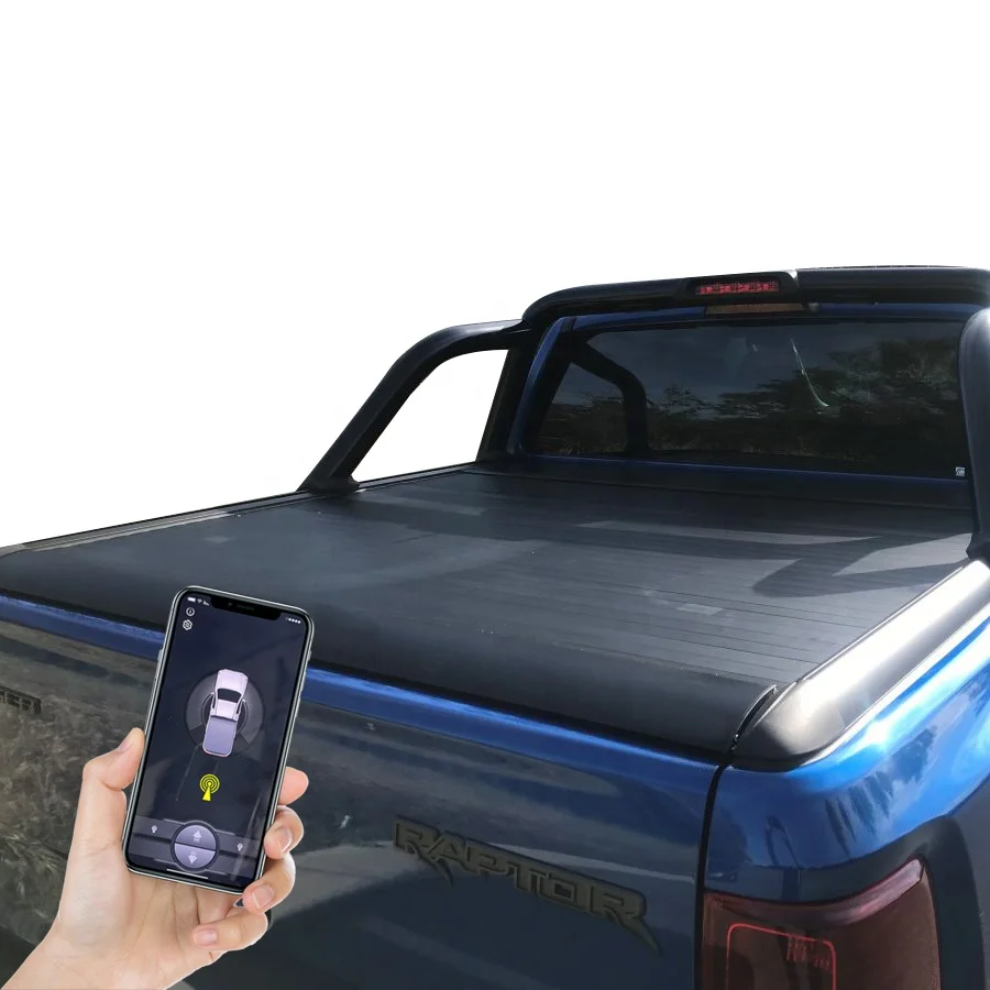 

Factory Direct Sales Pickup Accessories Electric Roller Lid Shutter Trunk Tonneau Cover for Hilux Revo 4x4