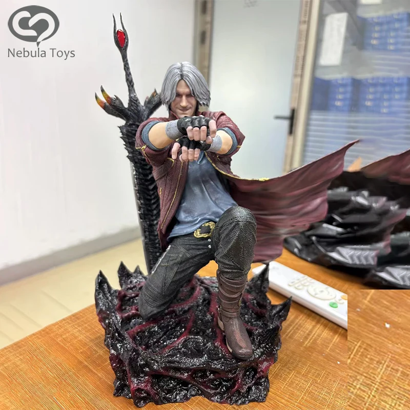 28cm Spiel Devil May Cry 5 Figur Dante Actionfigur PVC-Puppe Sammlerstück Schreibtischdekoration Modell Spielzeug Geschenke