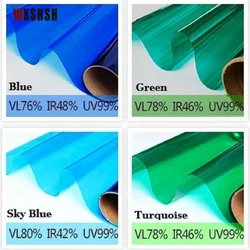 Window glass sticker UV-Proof Self-adhesive PET Decorative protective film for glass For Office Store Market Multi-Color