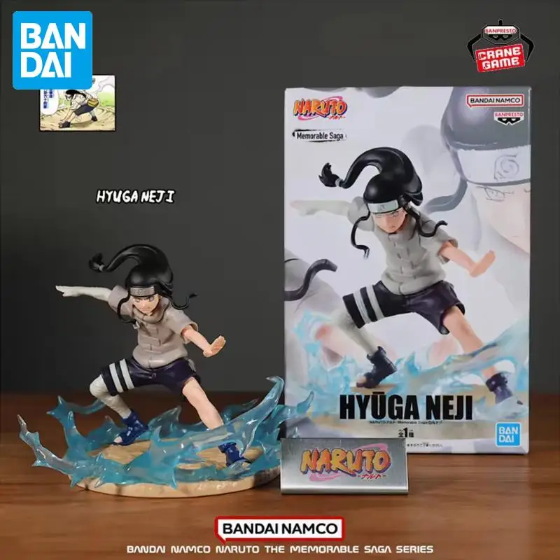 

В наличии Bandai оригинальные Наруто Хьюга Недзи аниме фигурки экшн-модель мультяшные куклы настольные игрушки Декор украшения праздничные подарки