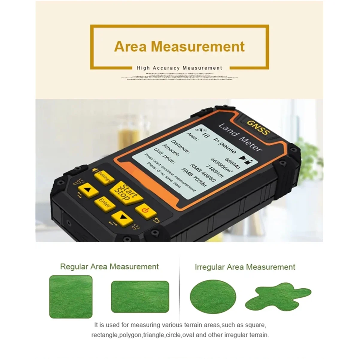 A34R S1 جهاز قياس الأرض المحمول GPS GLONASS SBAS Beidou مع شاشة 2.4 بوصة لأداة مسح الجبال