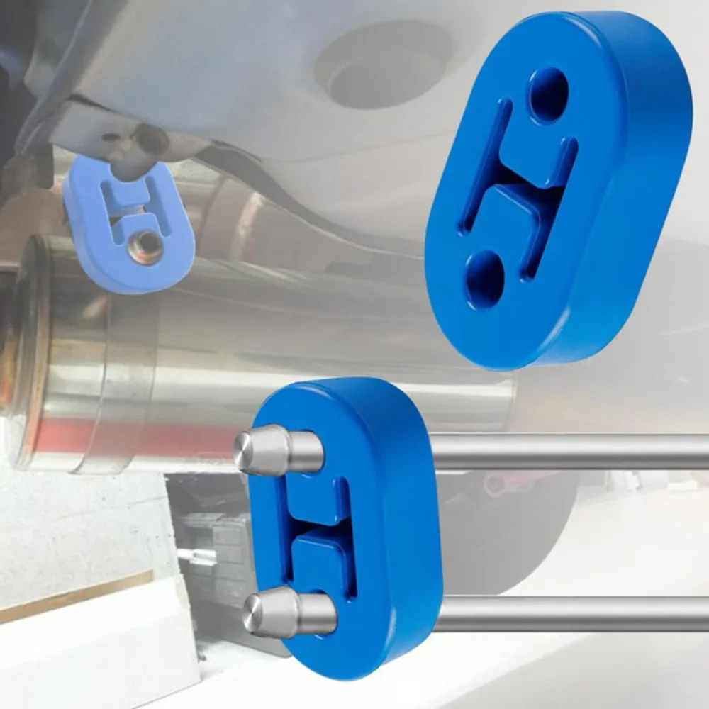4PCS Universal Car Rubber Exhaust Hanger Bushing Support Pipe Mount Mounting Bracket Hanger Insulator 2 Holes Muffler