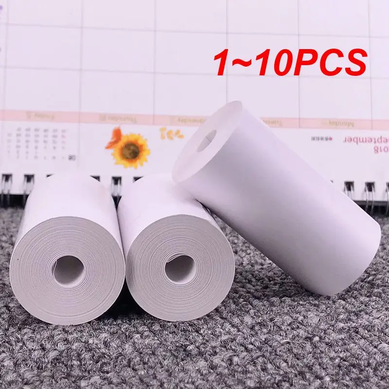 

1~10PCS Roll Paper Sheets Thermal Paper Print Paper 55x30mm Thermal Printer White Paper High Quality Color Copy Paper Office