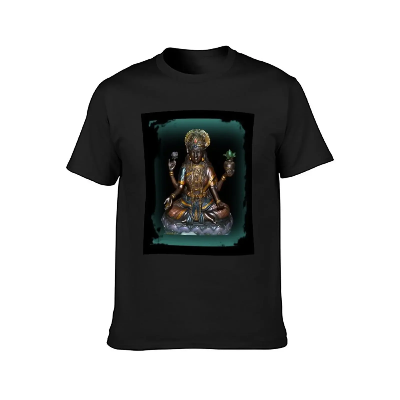 Lakshmi Hindu Goddess T-Shirt graphic t shirt vintage oversized graphic tee mens funny t shirts