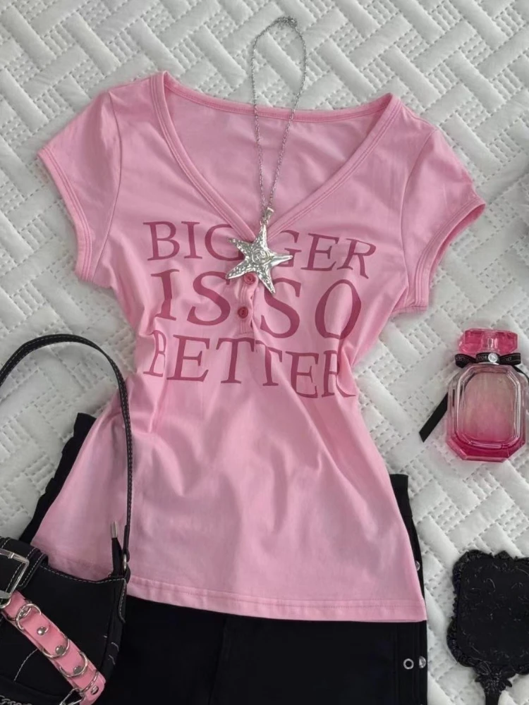 Subculture Vintage Sexy Skull T-shirts Women Punk Slim Harajuku Y2k Crop Tops Retro 2000s Tees Chic Streetwear Gothic T Shirt