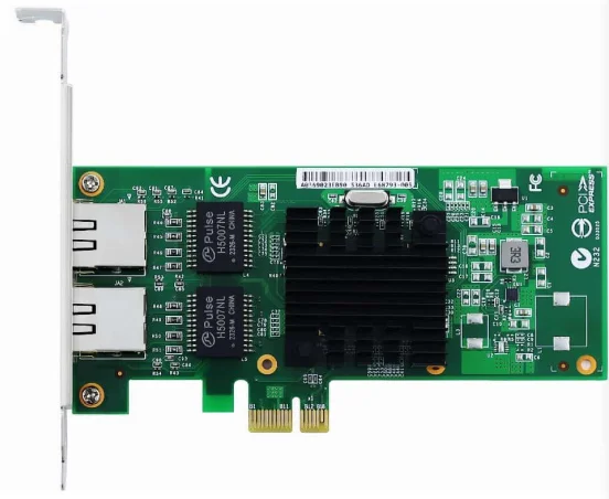 

82557EB Dual Port PCI-e Slot Server Network Card 82557-T2 Fiber Optic Equipment