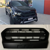 Front Bumper Mesh Mask Cover Racing Grill Raptor Grille For Ford RANGER 2018 2019 2020 T8 PX MKIII MK3 WILDTRAK Pickup Truck