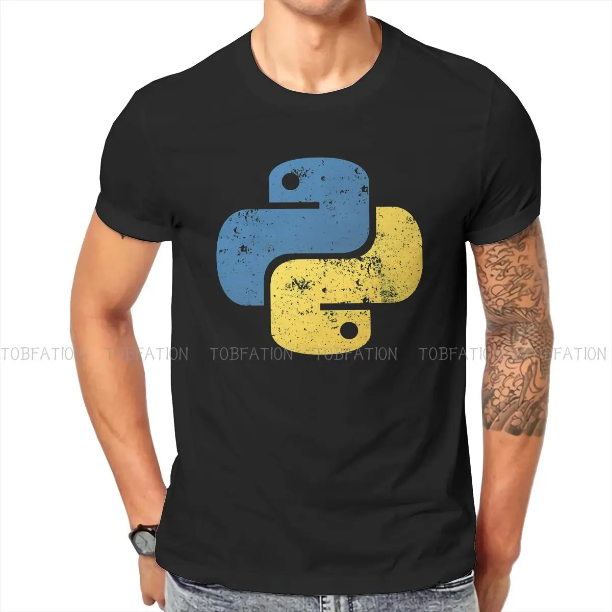 Proud Python Developer Hipster Polyester TShirts Computer Software Program Engineer Male Harajuku Tops T Shirt O Neck