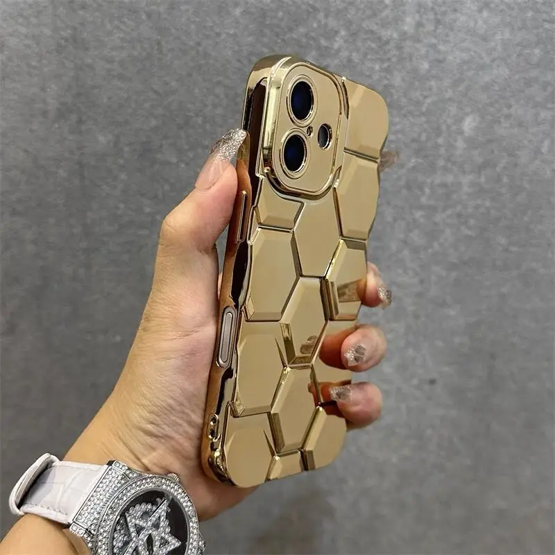 3D Pearl Flowers Wave Lanyard Phone Case For Tecno Spark 6 5 Air Pro 4 3 Go 2025 2024 2023 2022 2021 2020 1 1S 5G 4G Soft Cover