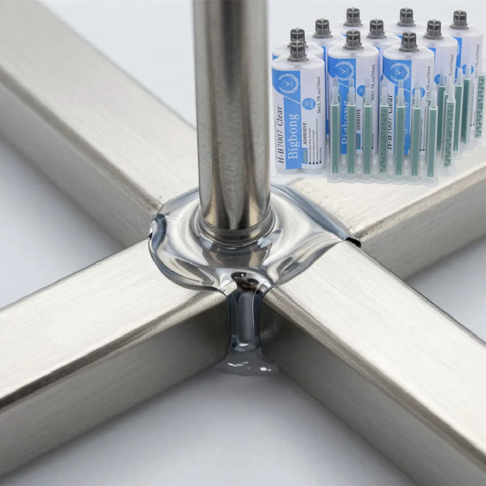 20pcs Static Mixing Nozzle & 10pcs Epoxy Resin Clear Structural Adhesive 50ml Strong Epoxies 2 Part 30 Minutes 1:1 Caulk AB Glue