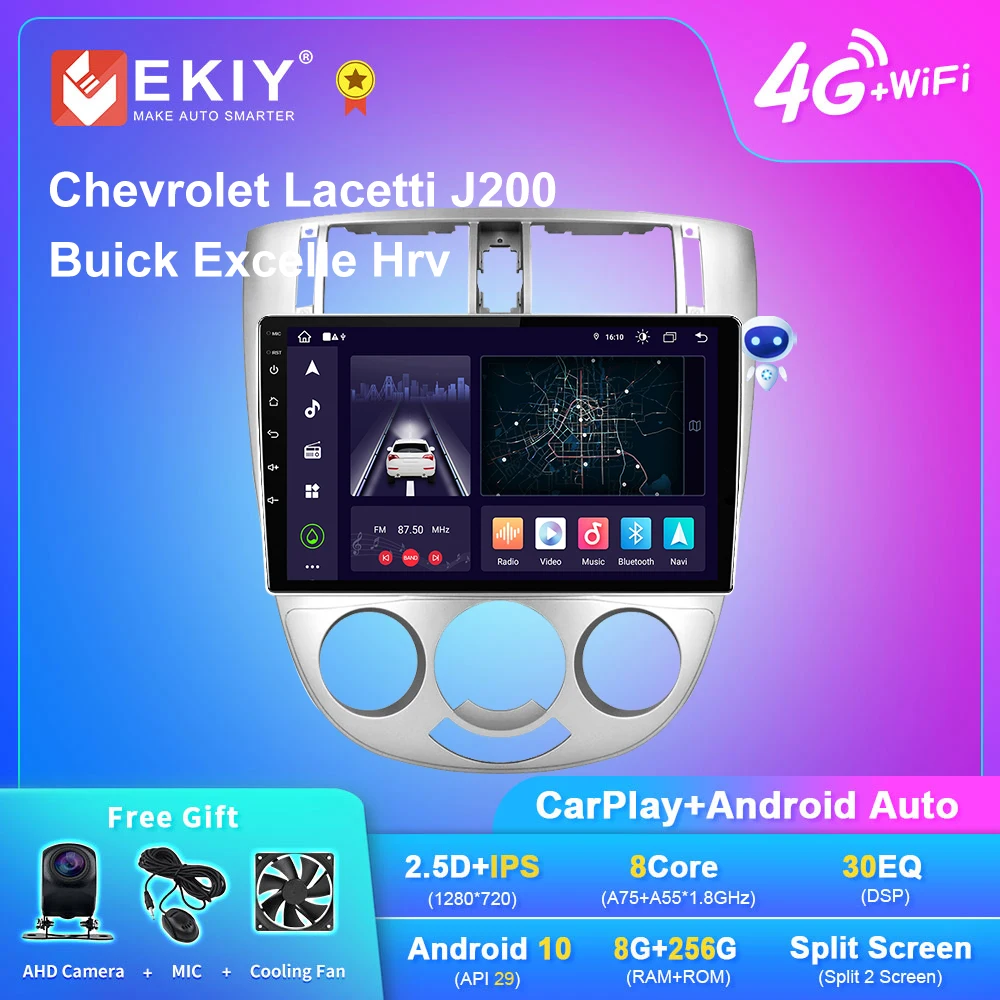 

EKIY X7 Android 10 Car Radio For Chevrolet Lacetti J200 For Buick Excelle Hrv For Daewoo Gentra 2 No 2 din Tape Recorder DVD HU