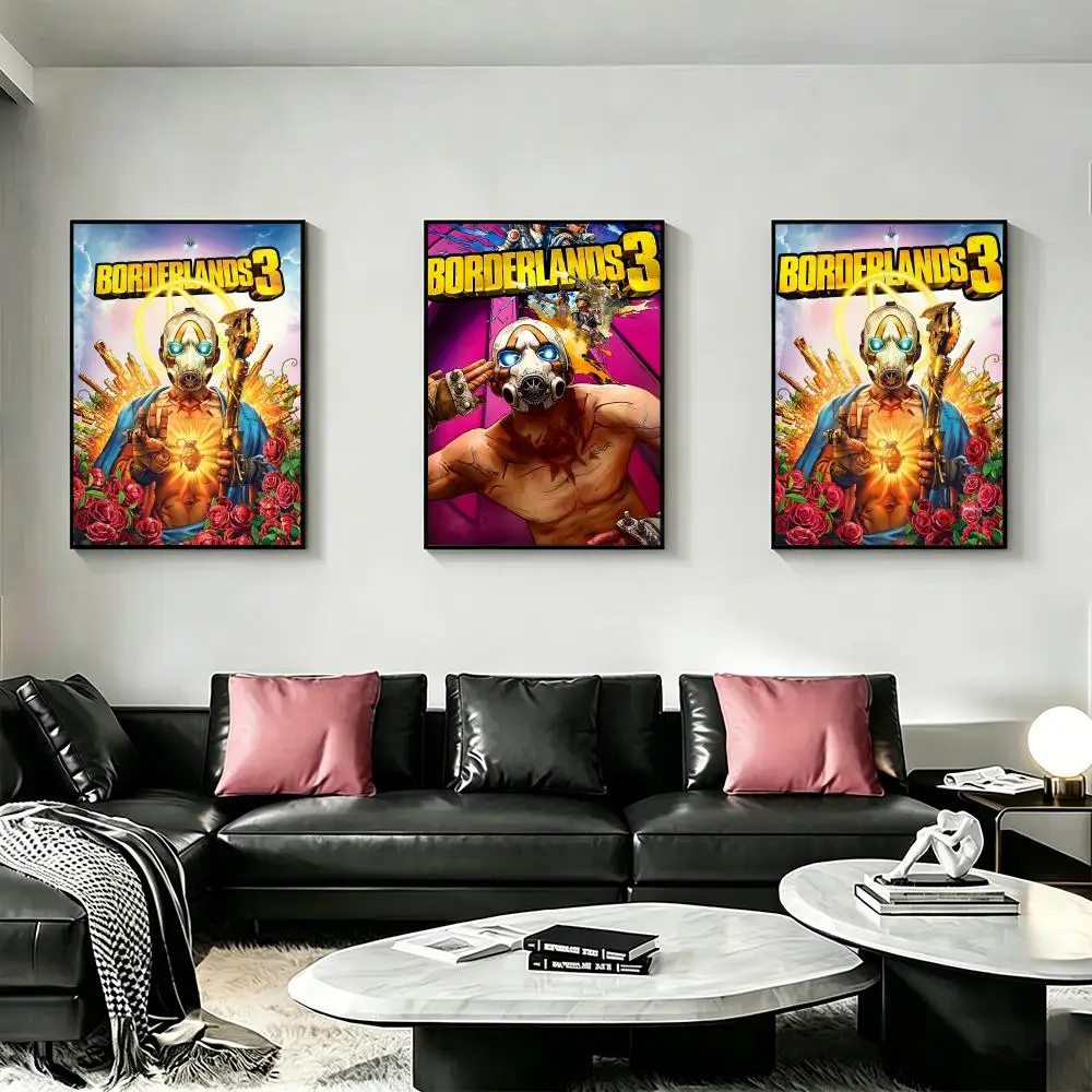 Poster HD art, waterproof, sticky wall, home decoration (living room, bedroom, bar), aesthetic Game B-Borderlands 3