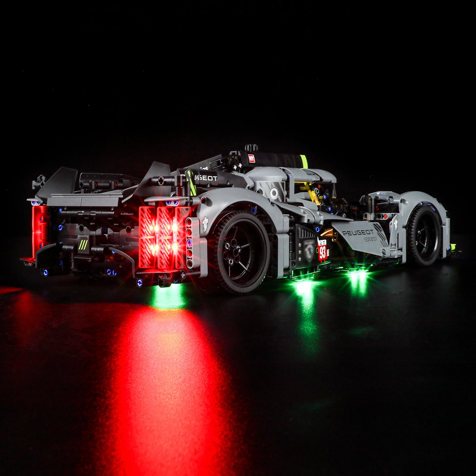 Hprosper LED Lights for Technic 42156 Peugeot 9X8 24H Le Mans Hybrid Hypercar Racing Car (Not Include Lego Building Blocks Set)