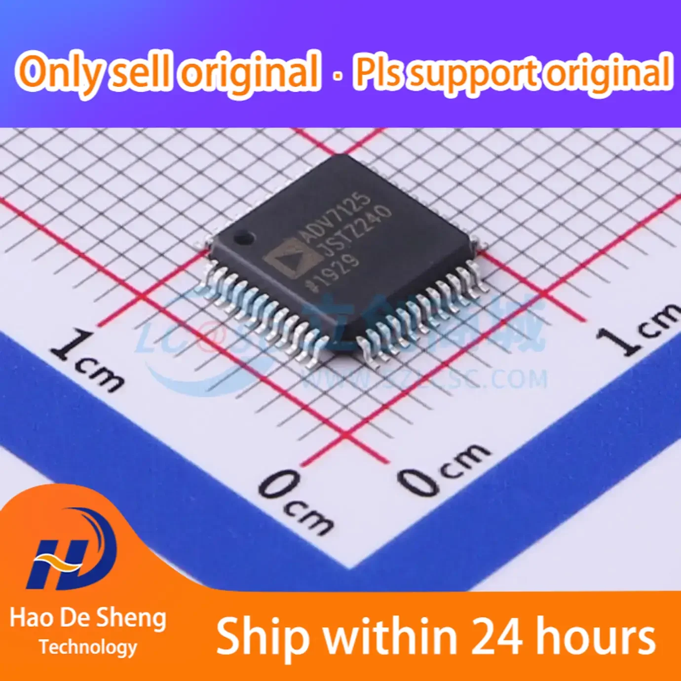 10 قطعة/الوحدة ADV7125JSTZ240 LQFP-48 جديد الأصلي في المخزون #1