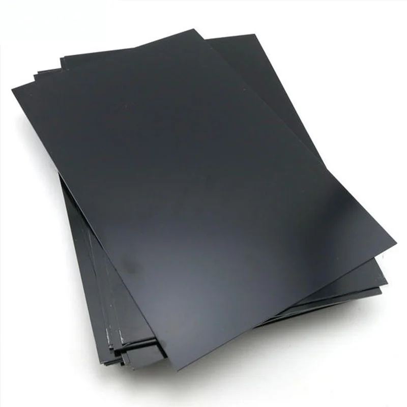 1Pcs ABS Plastic Sheet Thick 1- 30mm Styrene Plastic Flat Sheet Black Board Vacuum Forming DIY RC Body Parts For Industry Tools