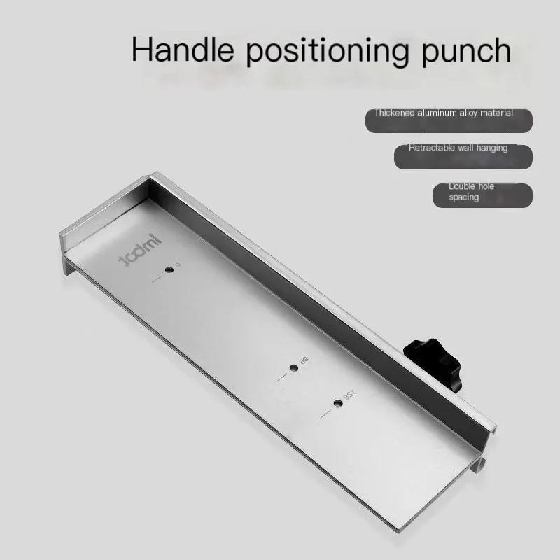 2025 Aluminum alloy Cabinet Hardware Jig Adjustable Punch Locator Tool Drill Wood Drilling for Installation 96MM 64MM 128MM