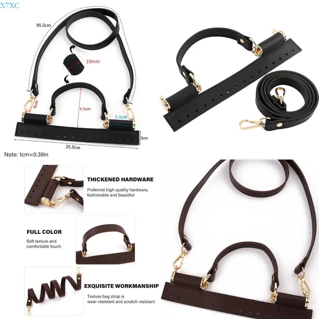 

X7XC Creative Crafting Supplies Fashion Statement with This PU Leather Bag Accessory