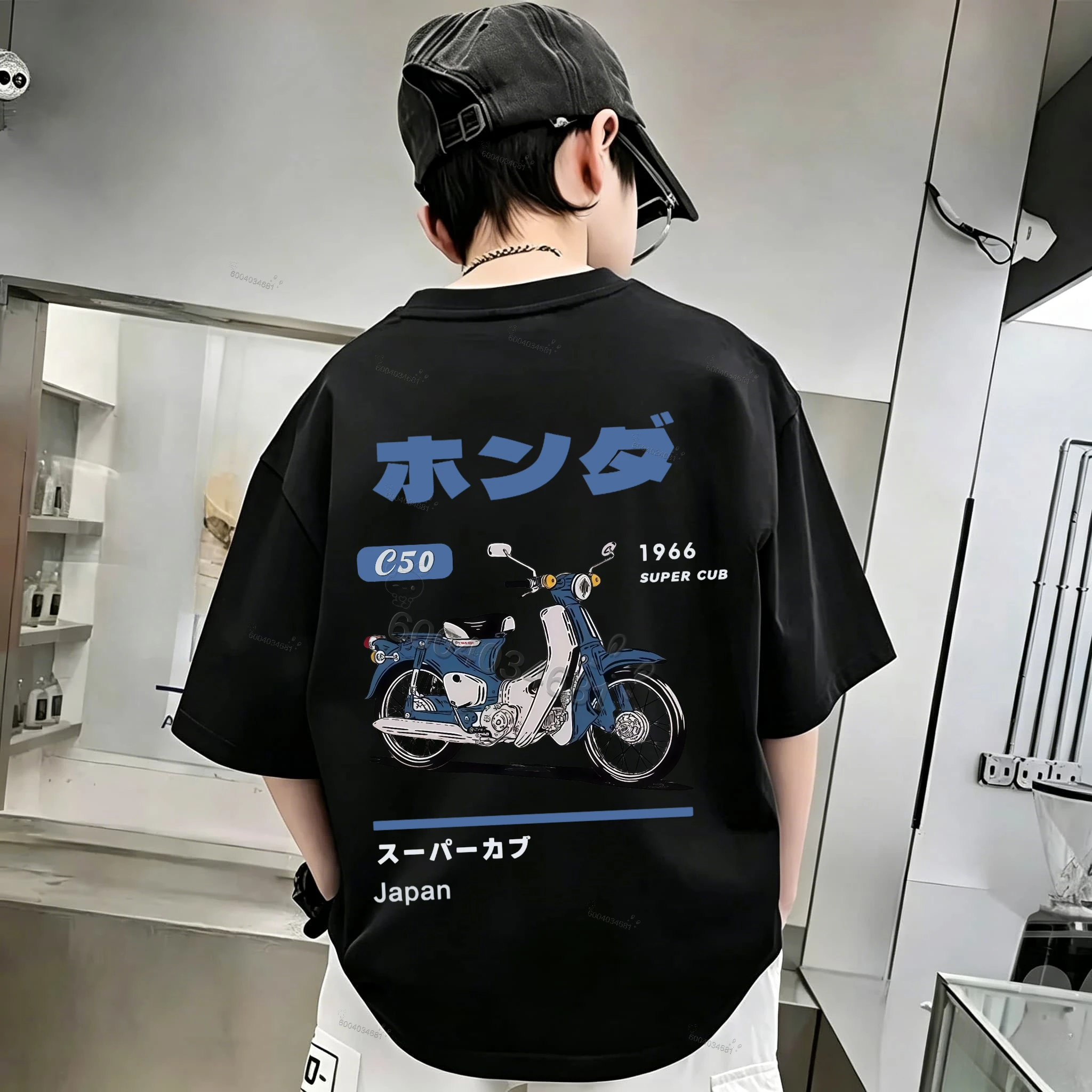 Summer children's cotton T-shirt - Classic boys' and girls' comfortable, breathable, soft and skin-friendly small-sized baby top