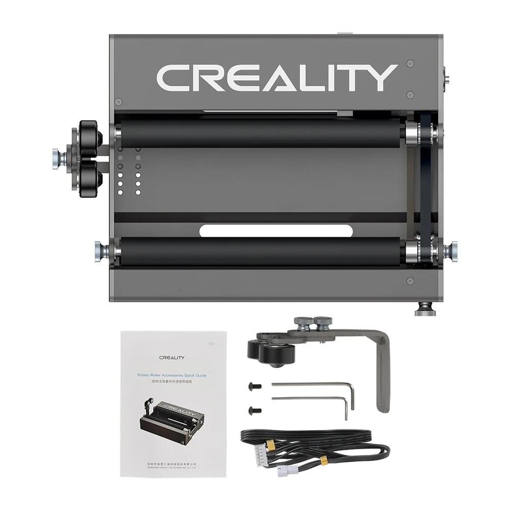 CREALITY Rotary Roller Perfect for Engraving Cylindrical Objects Width Adjustable for 22W Creality Falcon2/CR-Laser Falcon 10W