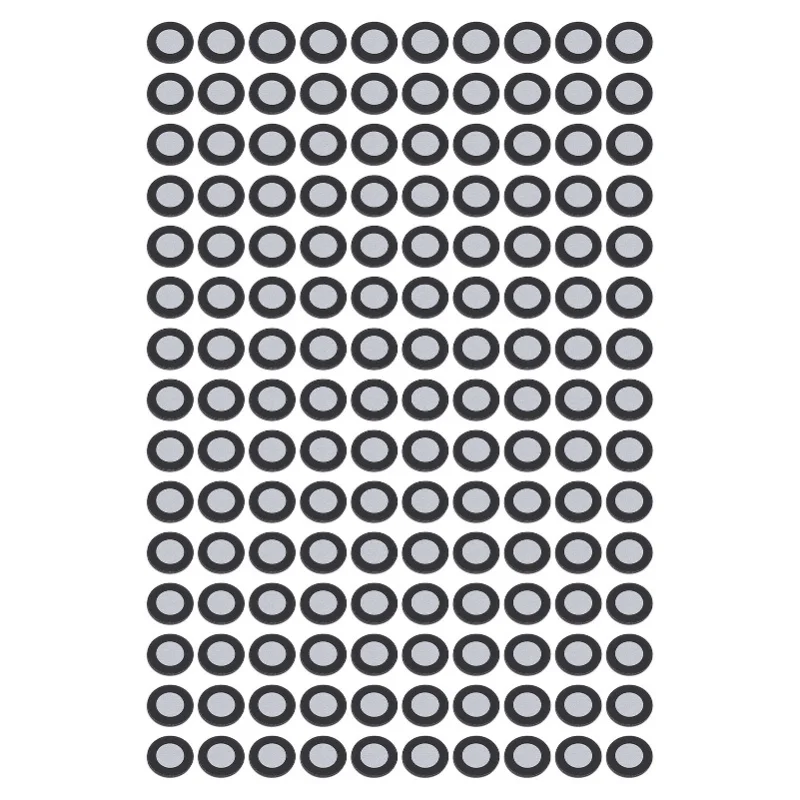 150PCS 3D Scanning Reflective Dot Magnetic Targets Reference Point Markers For Accurate Optical Tracking 6mm ID 10mm OD