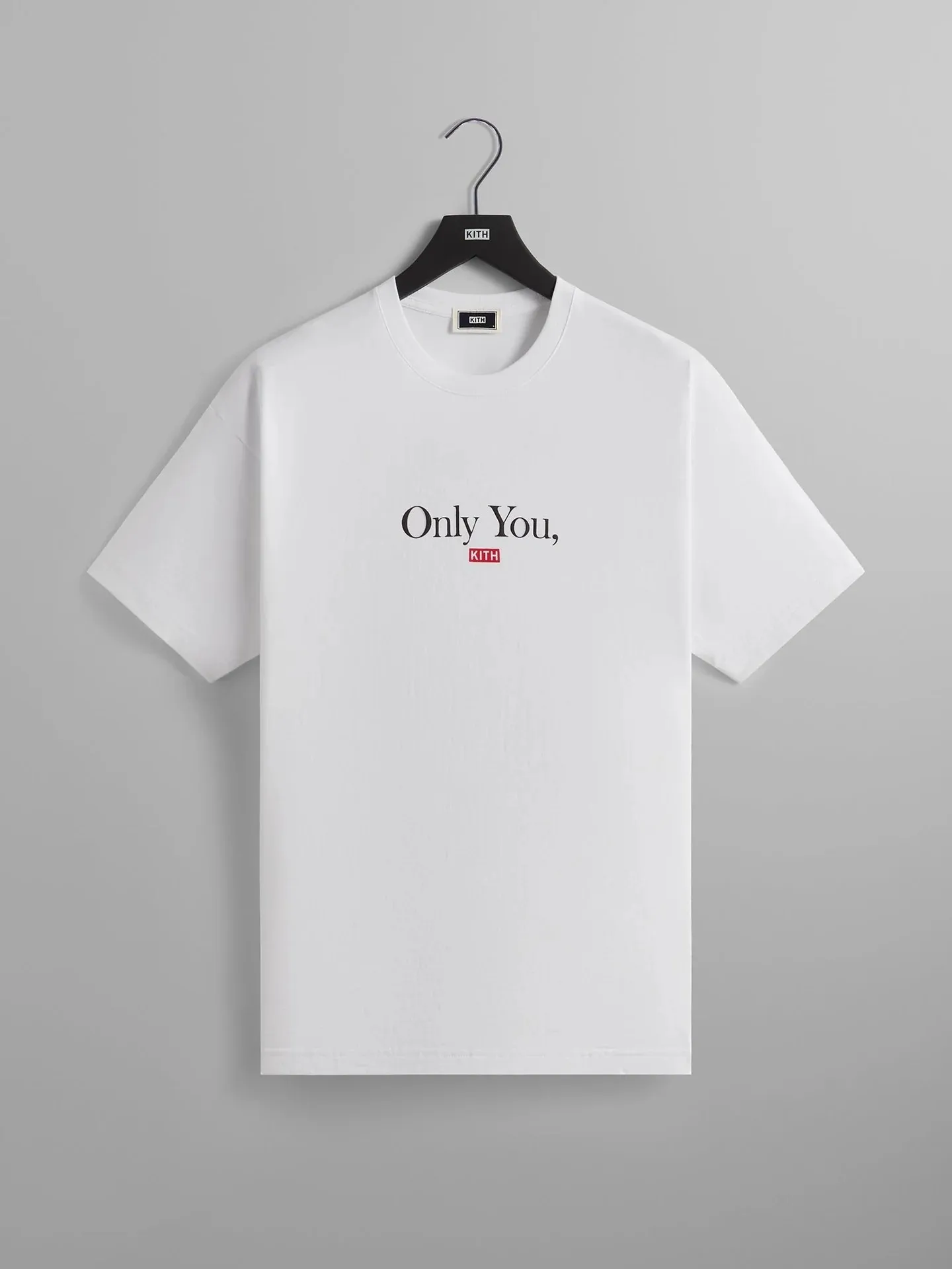 

KITH Valentine's Day Limited Edition Unisex Loose Fit Short Sleeve T-Shirt Youthful Style Cotton Casual Wear for Couples