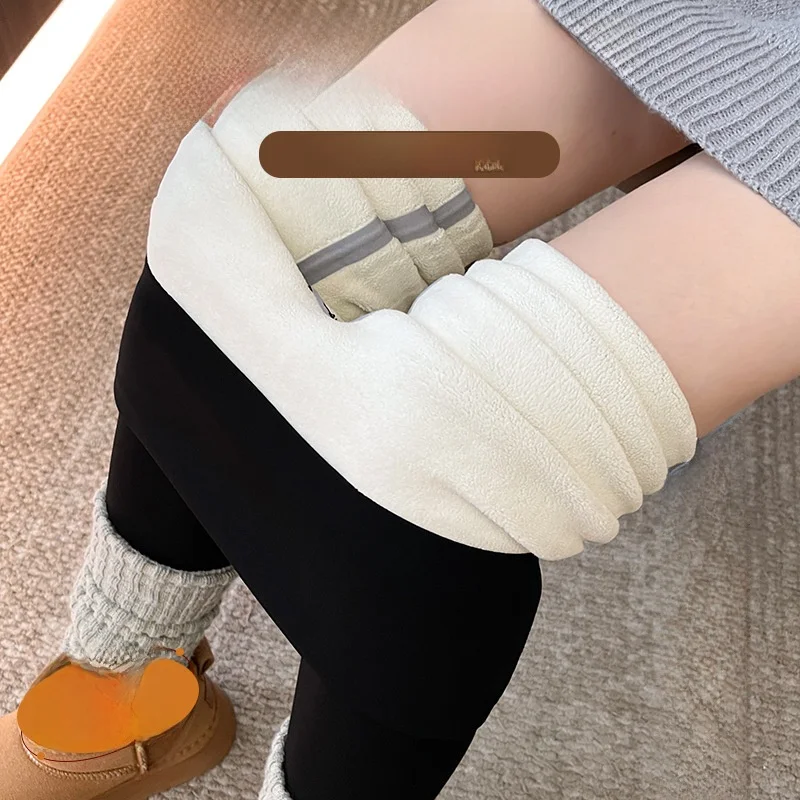 

Брюки с высокой талией и подкладкой для фитнеса, женские базовые штаны, леггинсы для йоги, осенне-зимняя новинка