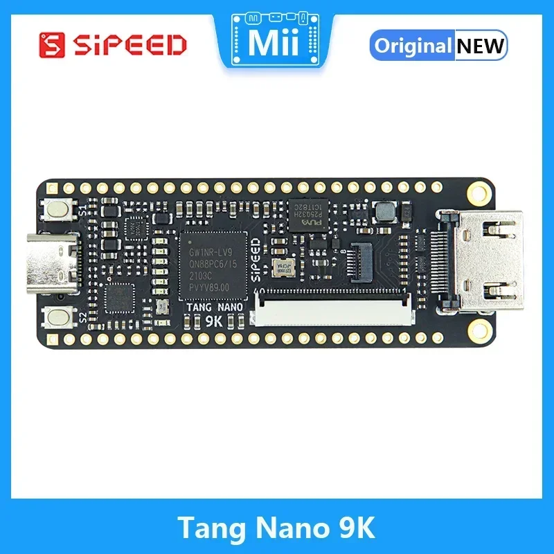 

Плата Sipeed Tang Nano 9K FPGA GOWIN GW1NR-9 RISC-V HDMI, новая