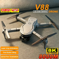 For Xiaomi V88 Drone Mini 8K 5G GPS Professional HD Aerial Photography Remote Control Aircraft HD Dual Camera Quadcopter