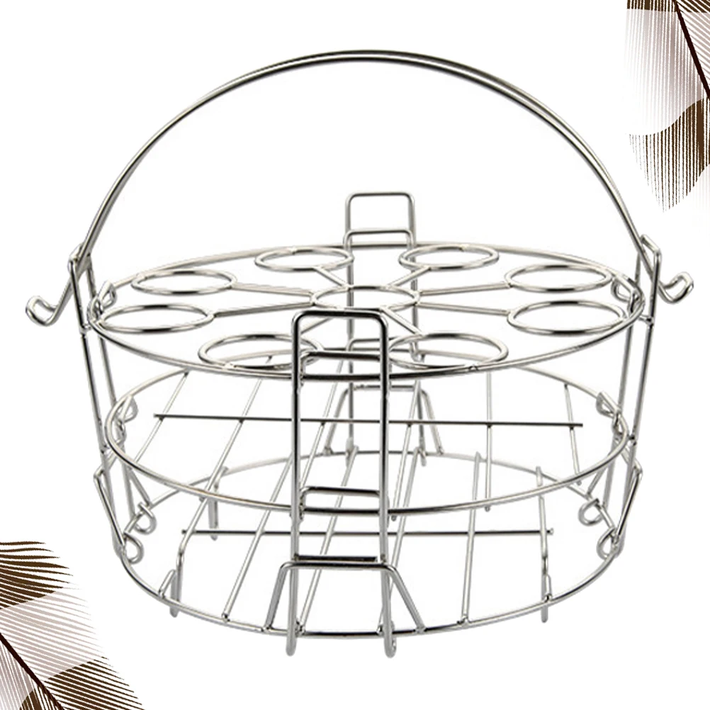 

Stainless Steel Egg Steamer Rack for Multi Layer Kitchen Cookware Steam Hard Boiled Eggs Food Grade Easy Clean