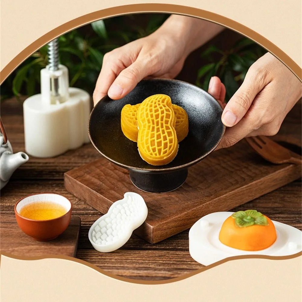 New Plastic Peanut Shape Cake Mold Reusable DIY Cookie Frame Creative Kitchen Accessories Gadgets