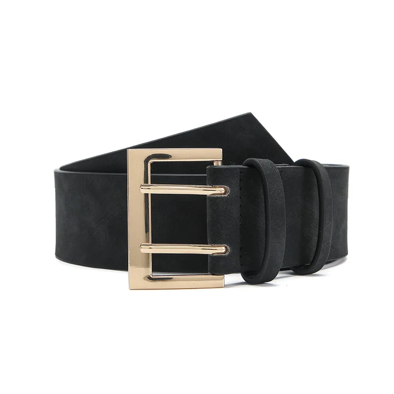 Замшевый широкий ремень Maillard Styles, роскошный дизайн, модный деловой поясной ремень, универсальные повседневные брючные платья, ремни, подарки